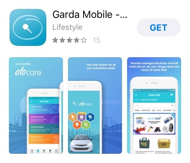 Garda Mobile Otocare [Screen shot Appstore].