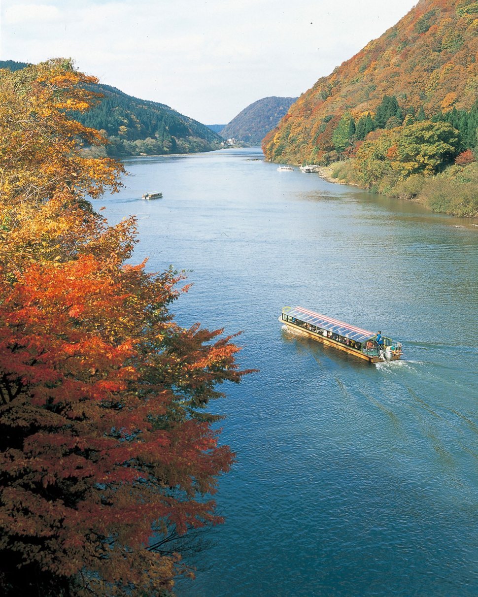 Sungai Mogami, Rekomendasi Tempat Menikmati Musim Gugur di Tohoku Jepang. (Vector Indonesia)