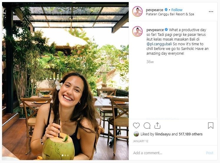 Gaya Liburan Pevita Pearce Keliling Indonesia (instagram.com/pevpearce)