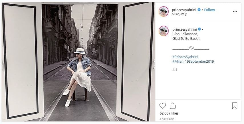 Outfit Liburan Syahrini di Italia (instagram.com/princessyahrini)