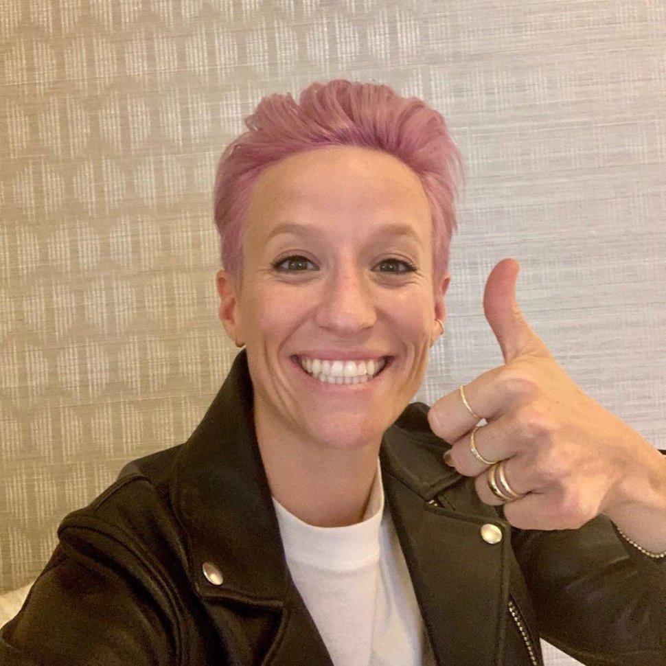 Megan Rapinoe. (Instagram/@mrapinoe)