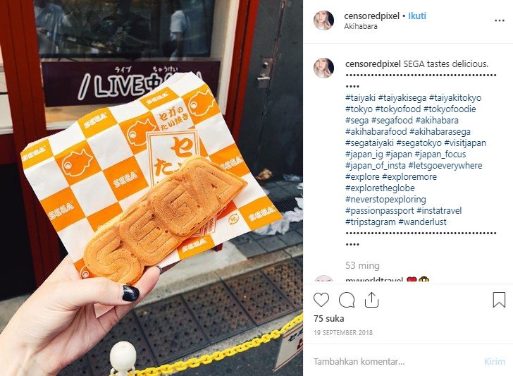 SEGA rilis camilan taiyaki. (Instagram/@censoredpixel)