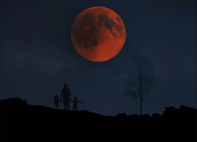 Blood Moon atau Bulan Merah. (Times of India)