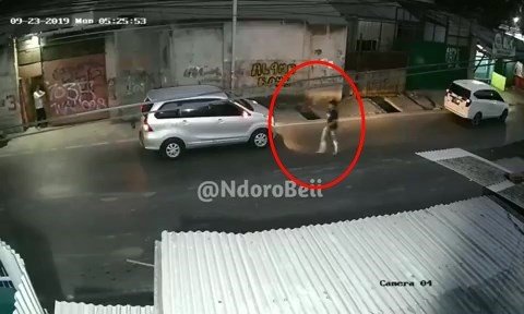 Pencurian Mobil di Kapuk Muara, Jakarta Utara. (Instagram/ndorobeii)