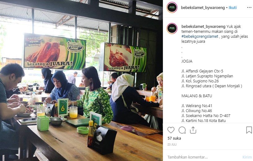 Mendedah Cita Rasa Bebek Goreng H Slamet Yang Jadi Primadona Hingga Kini