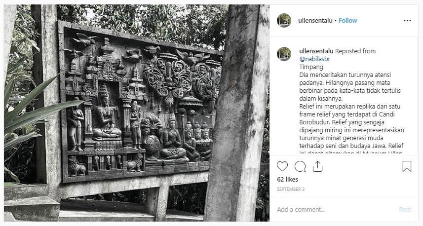 Museum Ullen Sentalu, Yogyakarta (instagram.com/ullensentalu)