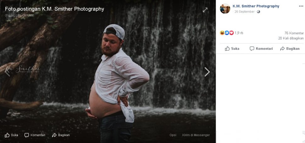 Maternity Shoot Jared Brewer. (Facebook/K.M. Smither Photography)