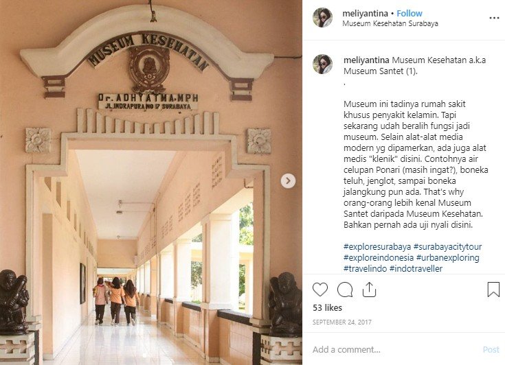 Museum santet di Surabaya. (Instagram/@meliyantina)
