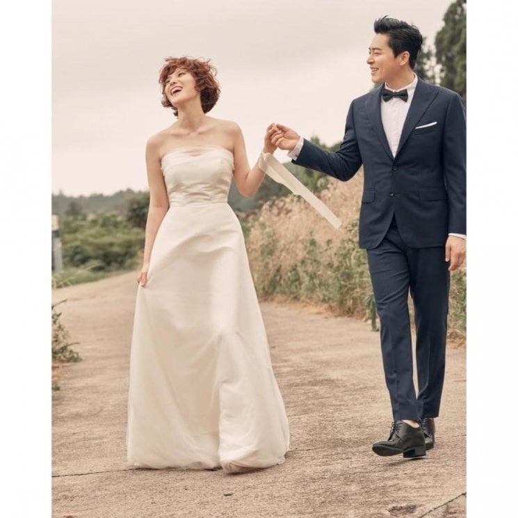 Pasangan artis Korea, Gummy dan Jo Jung Suk. (Instagram/@cjes.tagram)