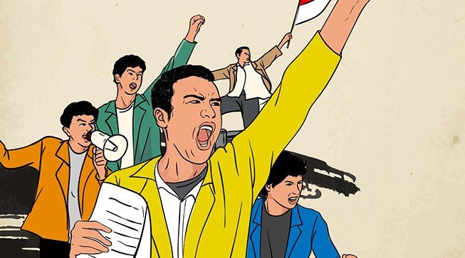 Parlemen Jalanan di Seberang DPR, yang Tersisa dari Gerakan Mahasiswa 4.0