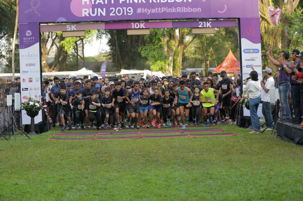 Hyatt Pink Ribbon Run 2019. (Hyatt Regency Yogyakarta)