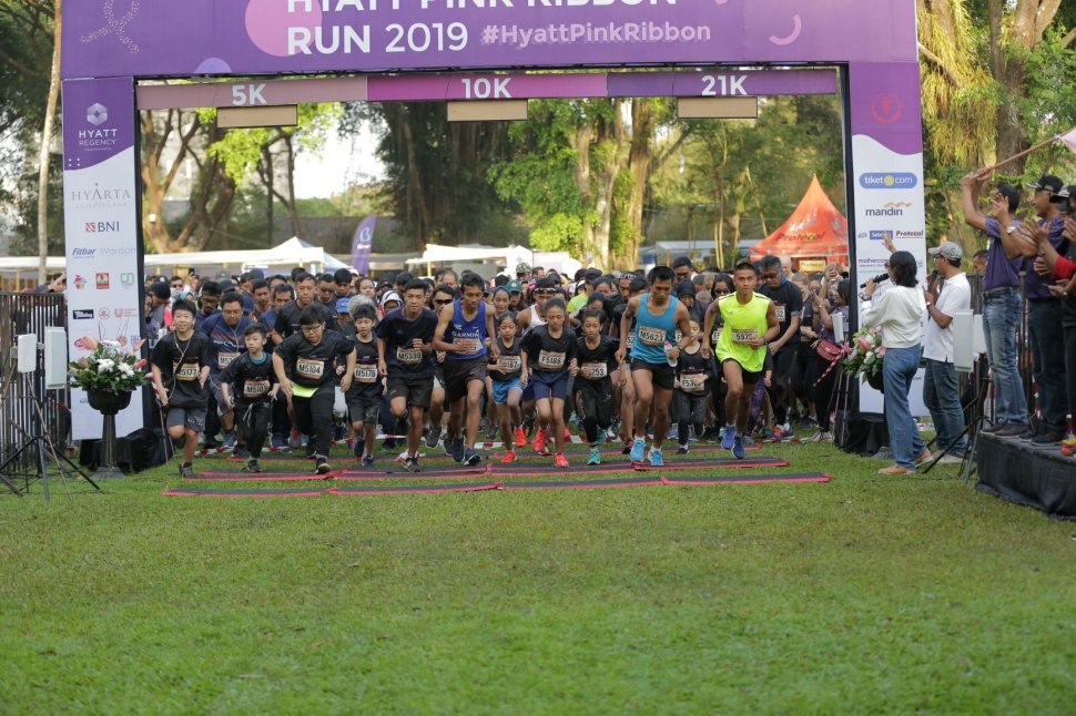 Hyatt Pink Ribbon Run 2019. (Hyatt Regency Yogyakarta)