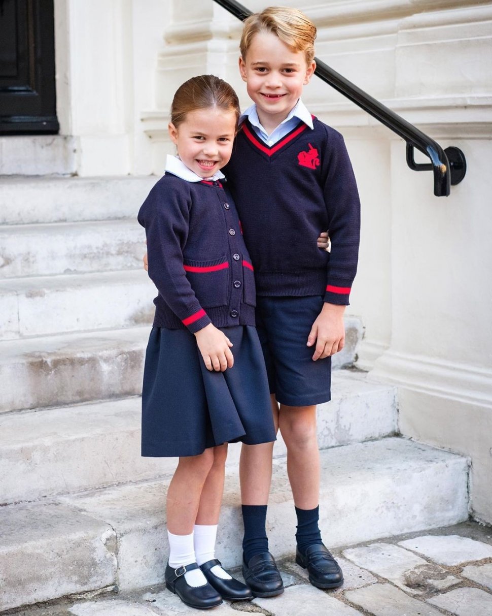 Pangeran George dan Putri Charlotte. (Instagram/@kensingtonroyal)