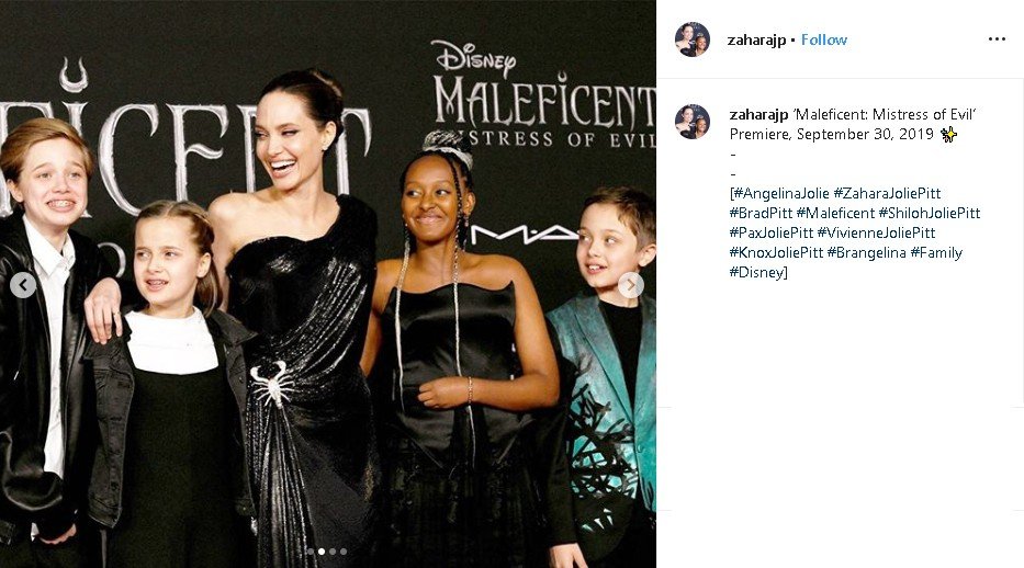 Zahara Jolie-Pitt. (Instagram/@zaharajp)