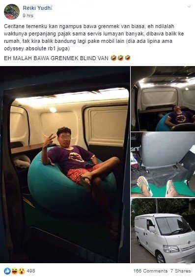 Daihatsu Granmax Blind Van. (Facebook/Reiki)