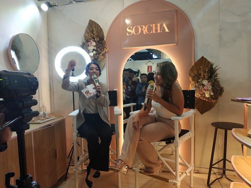Andin Argoebi, founder Sorcha Cosmetics. (Dewiku.com/Yasinta Rahmawati)