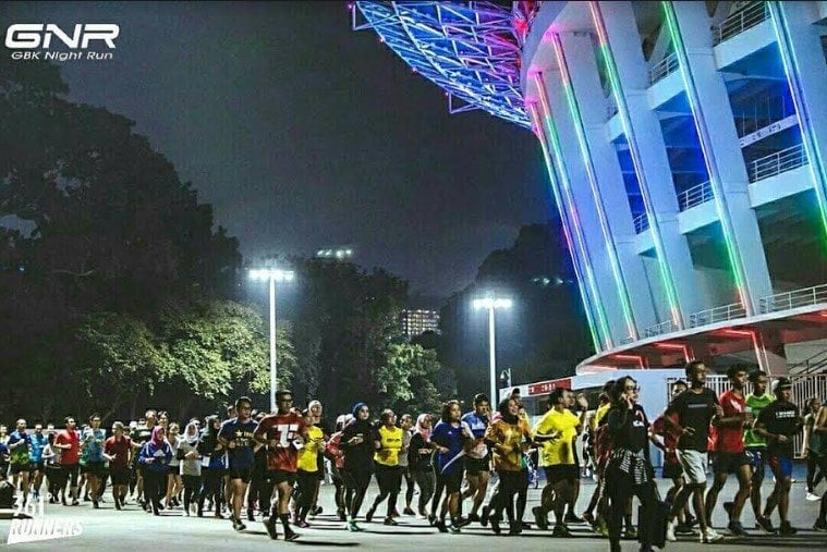 Komunitas GBK Night Run. (Instagram/@GBKNightRun)