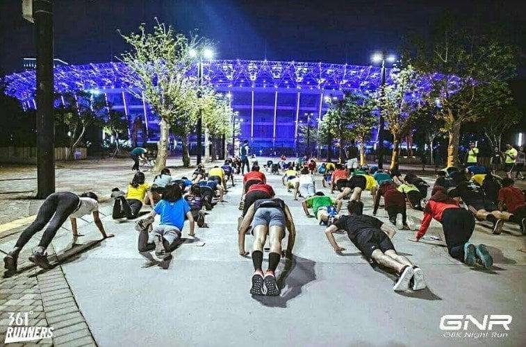 Komunitas GBK Night Run. (Instagram/@GBKNightRun)