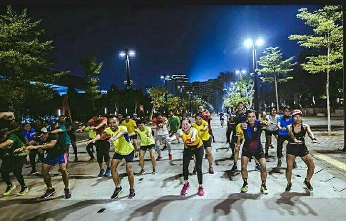 Komunitas GBK Night Run. (Instagram/@GBKNightRun)