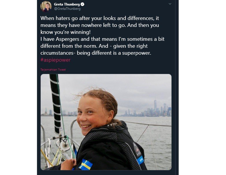 Greta Thunberg (Twitter/Greta Thunberg)