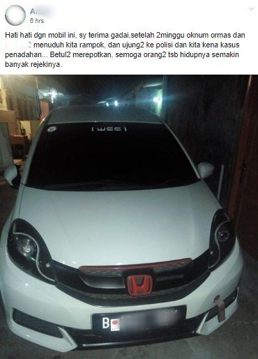 Honda Mobilio. (Facebook)