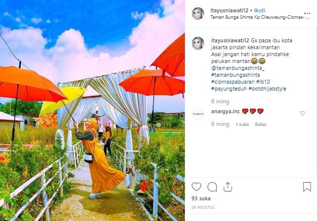 Taman Bunga Shinta di Serang, Banten. (Instagram/@itayusniawati)