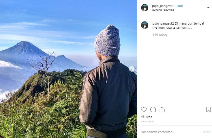 Gunung Pakuwaja di Wonosobo. (Instagram/@pujo_pandest2)