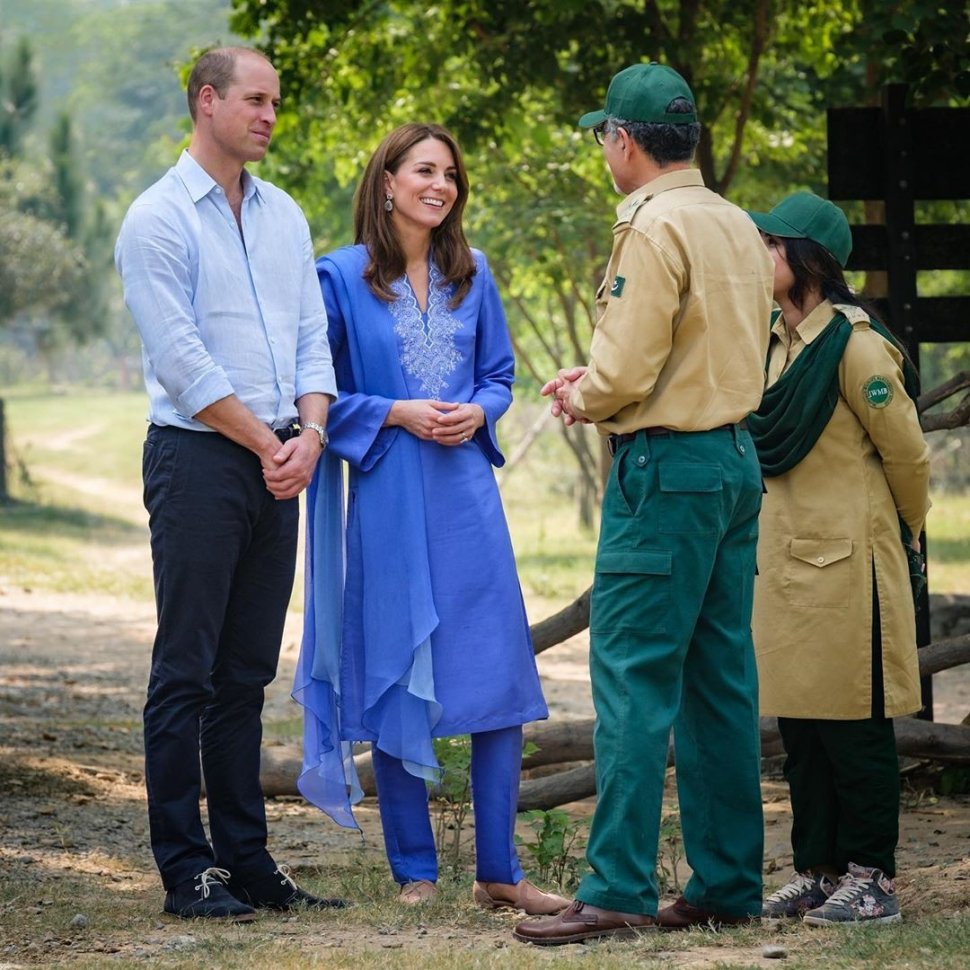 Pangeran William dan Kate Middleton di Pakistan. (Instagram/@kensingtonroyal)