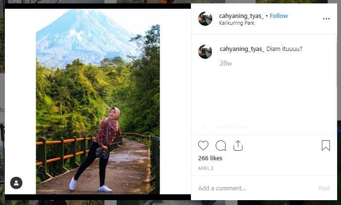 Objek Wisata Alternatif Sekitar Gunung Merapi (instagram.com/cahyaning_tyas_)