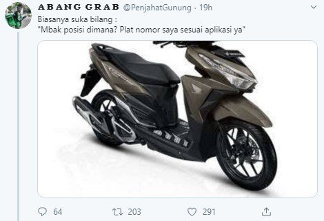 Melihat Gaya Bicara Cowok Sesuai Motornya, Setuju Nggak? (Twitter/PenjahatGunung)