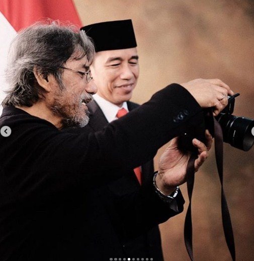 Darwis Triadi dan Joko Widodo. (@darwis_triadi/instagram)