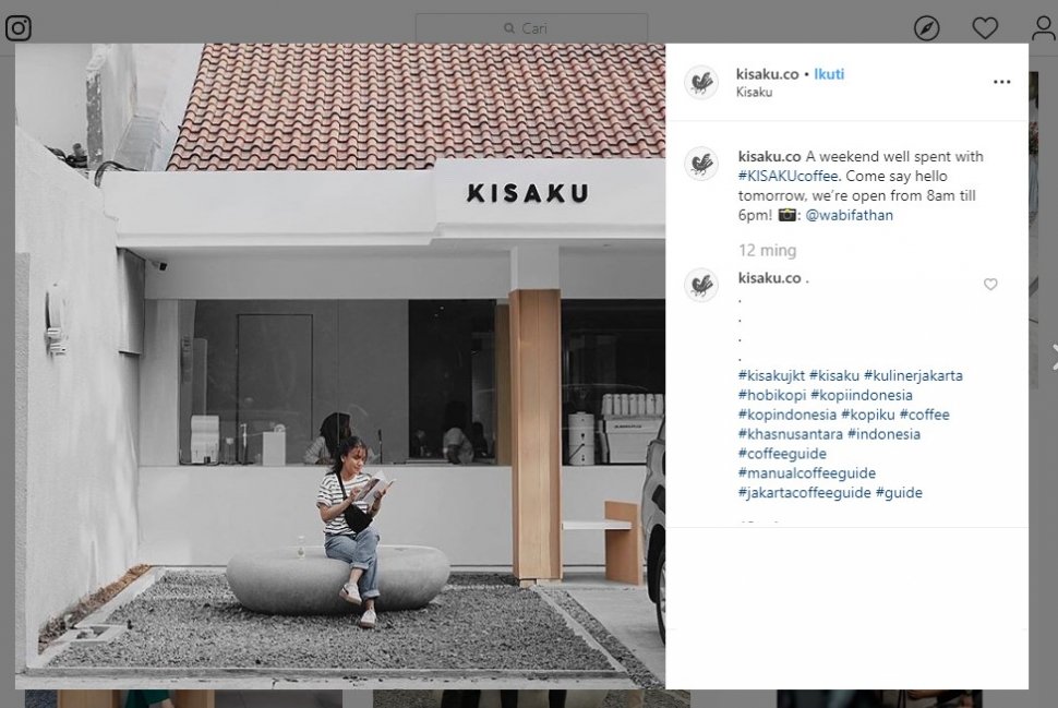 Kisaku, Kedai Kopi Milik Raline Shah dan Sahabat. (instagram.com/kisaku.co)