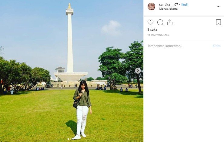  Potret megahnya Mons. (Instagram/@cantika_07)