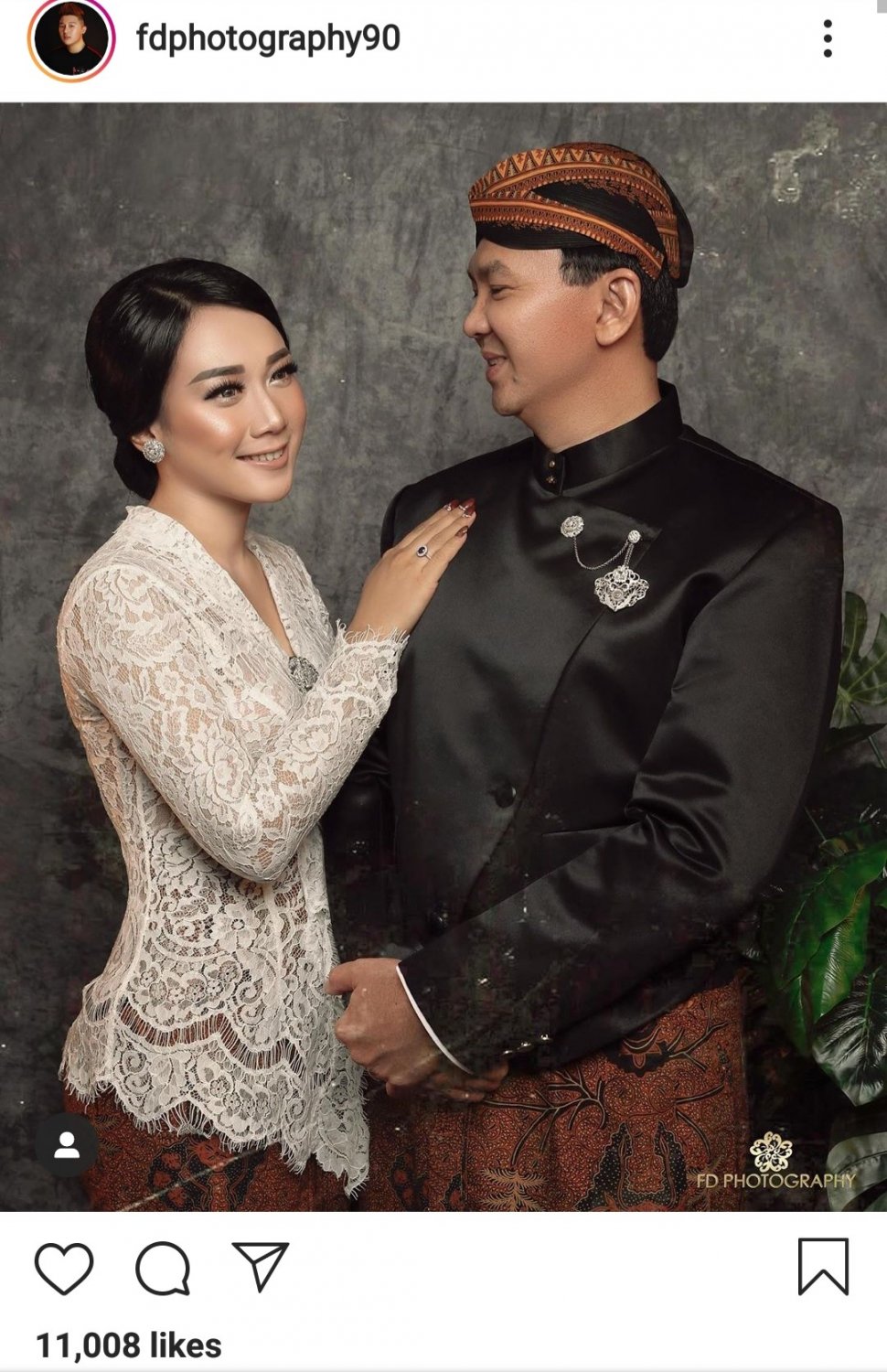 Berbusana Pengantin Jawa Foto Pernikahan Ahok Dan Puput