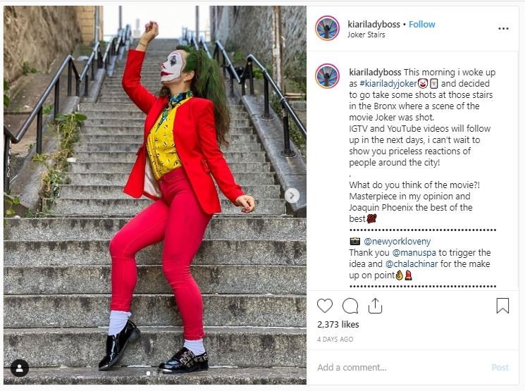 Joker Stairs di Bronx, New York (instagram.com/kiariladyboss)