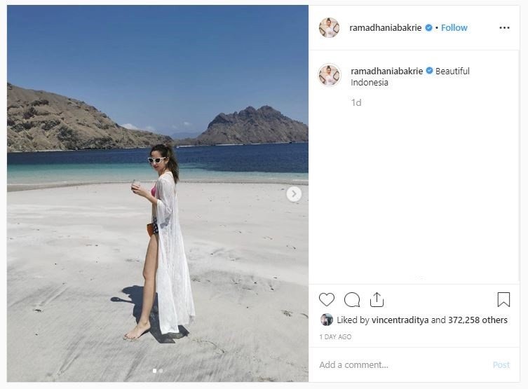 Nia Ramadhani Liburan Keluarga di Labuan Bajo (instagram.com/ramadhaniabakrie)