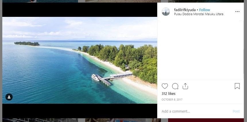 Destinasi di Morotai, Maluku Utara (instagram.com/fadilrifkiyuda)