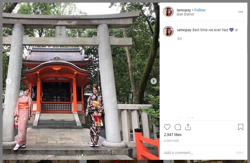 Gaya Liburan Zara JKT48 dan Ibunda di Jepang (instagram.com/imaopay)