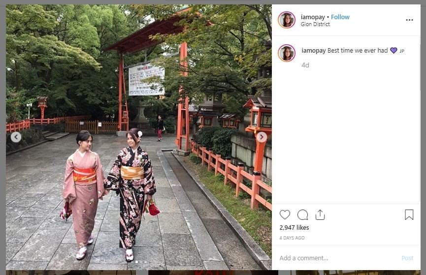 Gaya Liburan Zara JKT48 dan Ibunda di Jepang (instagram.com/imaopay)
