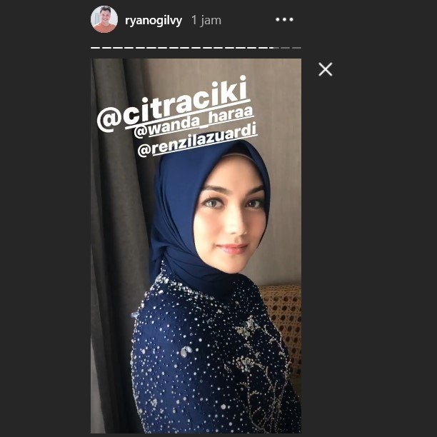 Citra Kirana terlihat cantik saat acara lamaran. [Instagram]