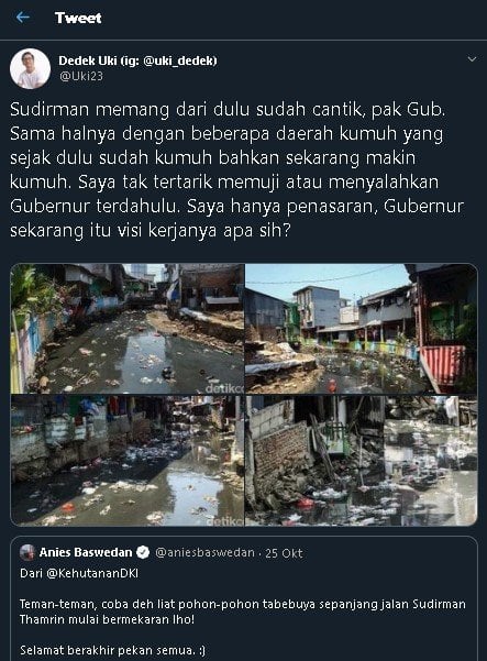 Cuitan Dedek Prayudi. (Twitter/Uki23)