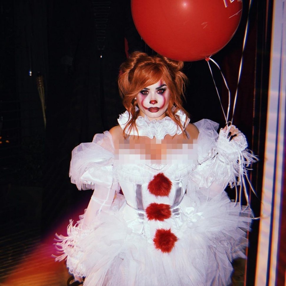 Kostum Halloween Demi Lovato. (Instagram/@ddlovato)
