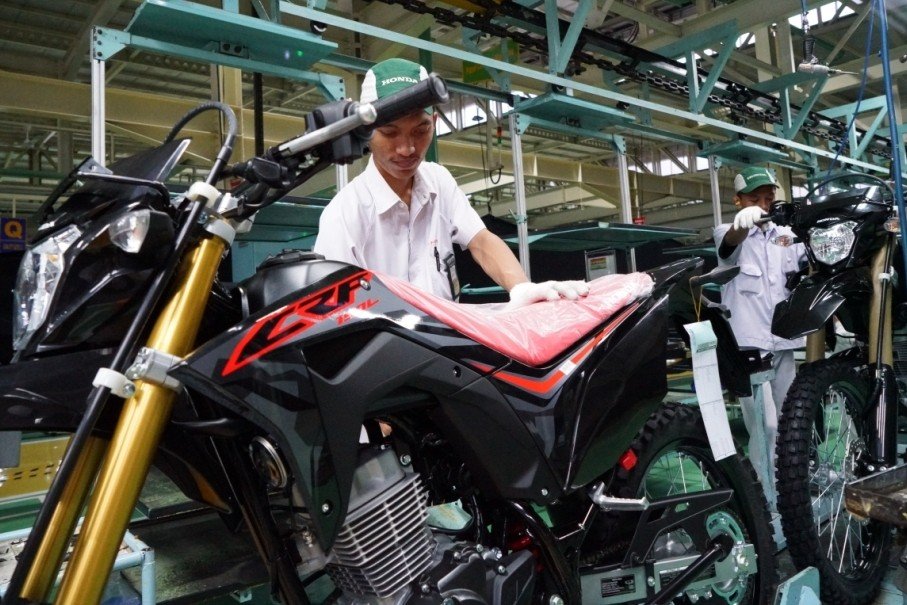 Kerennya tampilan terkini dari New Honda CRF150L [Dok PT AHM].