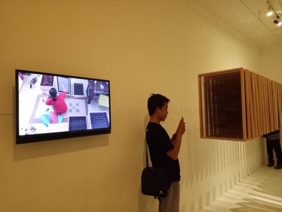 Karya Dian Suci Rahmawati dalam Biennale Jogja 2019. (Suara/Arendya)