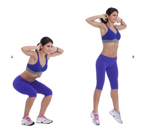 Olahraga jump squat. (shutterstock)