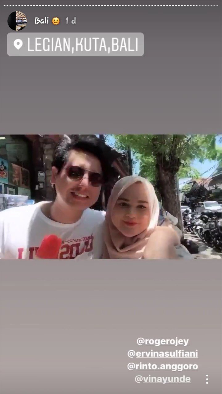 Cut Meyriska dan Roger Danuarta di Bali (instagram.com/cutratumeyriska)