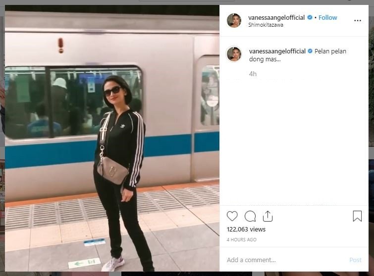 Vanessa Angel di Jepang (instagram.com/vanessaangelofficial)