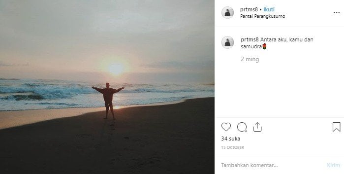 Pantai Parangkusumo. (Instagram/@prtms8)