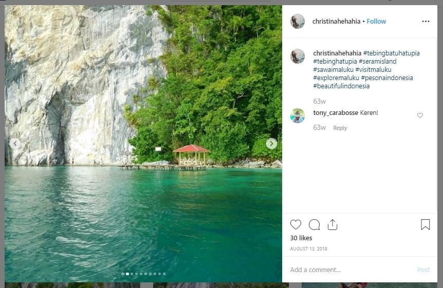 Destinasi Wisata di Ambon, Kota Musik (instagram.com/christinahehahia)