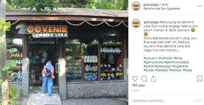 Kebun Binatang Gembira Loka di Yogyakarta. (Instagram/@glzoojogja)